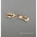 Highly polished gold metal zipper large metal zipper